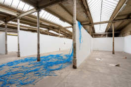  mtrl, Ausstellungsansicht, 2021, Werkschauhalle, Baumwollspinnerei, Leipzig