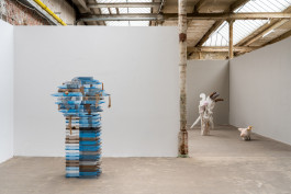  mtrl, Ausstellungsansicht, 2021, Werkschauhalle, Baumwollspinnerei, Leipzig